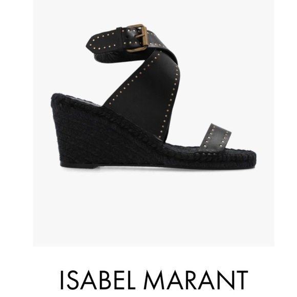 Isabel Marant Iriane Wedge Slides NWOT - Picture 7 of 14
